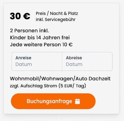 Buchung Wohnmobil / Wohnwagen / Auto Dachzelt